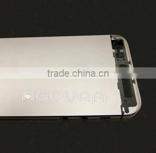big sale alibaba luxury design24K 100% genuine gold housing for iphone 5,champagne color full housing