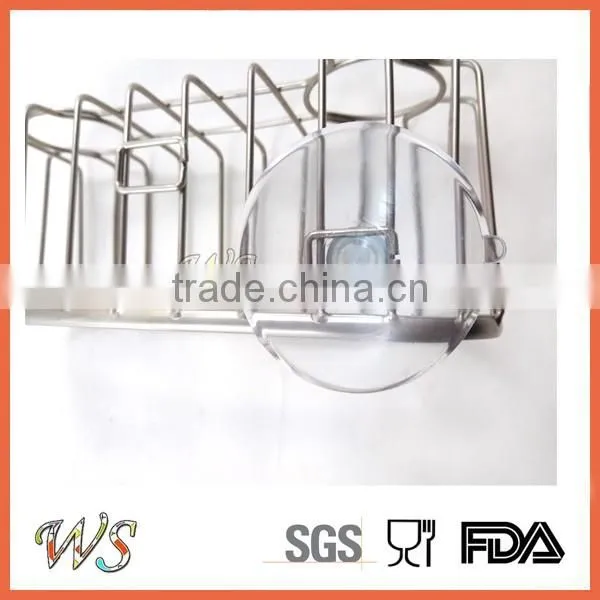 WS-SH01 Chrome-plated Steel Large Suction Kitchen Sink Cleaning Sponge