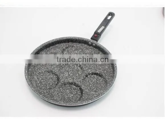 Nonstick Aluminium Egg Poacher Skillet Frying divided pan