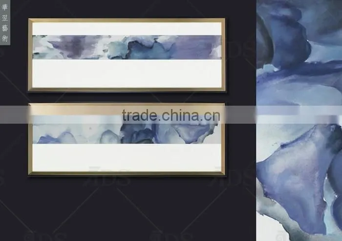 New Design Glass Group Painting Natural Scenery for Home Decoration