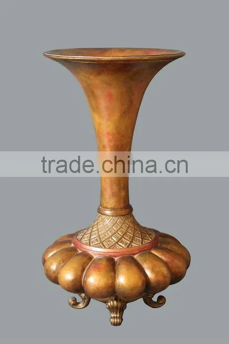 antique delicate flower vase