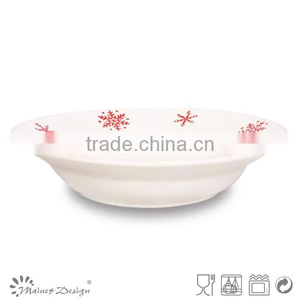large ceramic salad bowl,ceramic christmas soup bowl,ceramic soup bowl with lid