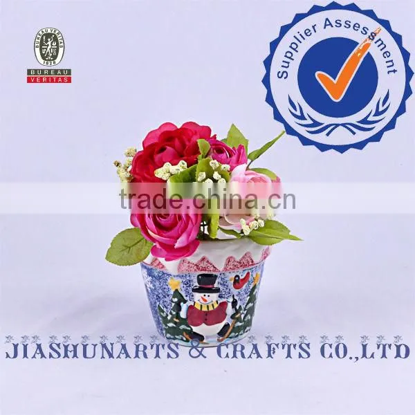 Christmas Style Ceramic Flower Pots