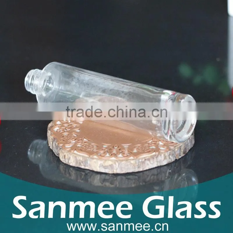 Supplies Glass Jars Wholesale 55ml Transparent Perfume Bottle Glass