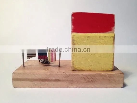 Little wooden house, Driftwood house, gift