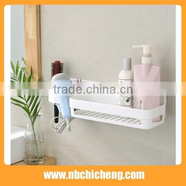 plastic bath shelf wall mounted storage shelf bath accessories rack