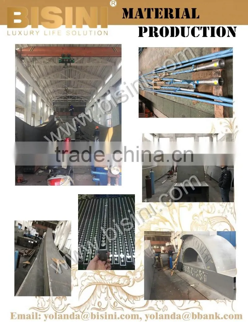Modern Stayed-cable Bridge, Pine Sea Landscape Bridge, Customized Decorative Bridge(BF08-Y10002)