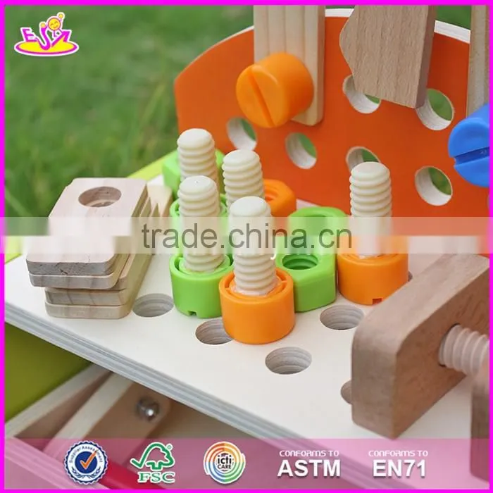 2017 New products preschool toy wooden kids tool bench W03D030