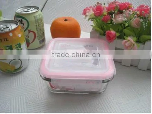 350ml square transparent preservation box