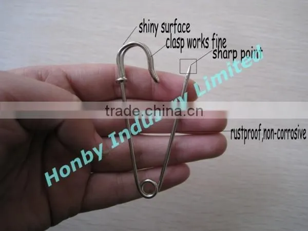 50mm Kilt Brooch Metal Safety Pin