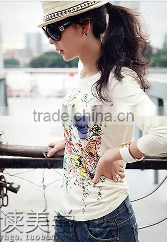 ladies t-shirt print design wholesale