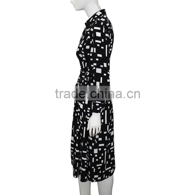 women classic black and white long skinny fancy life jacket for ladies