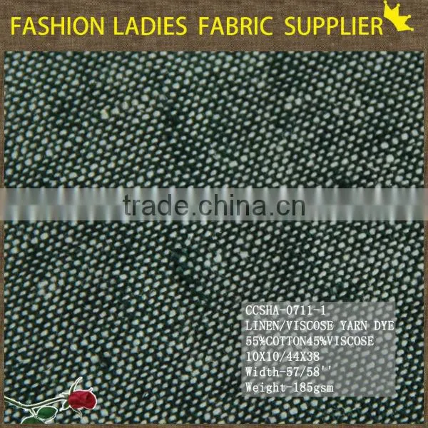 new fashion fabric, linen cotton fabric,linen fabric
