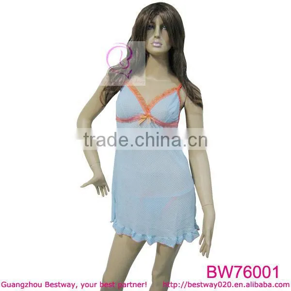 Lingerie manufacturer produce transparent materials lingerie in guangzhou