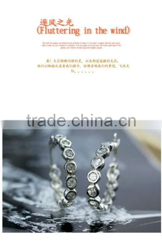 21018 cross drop earring