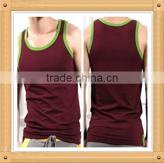 good quality custom men's tank tops cotton wholesale china
