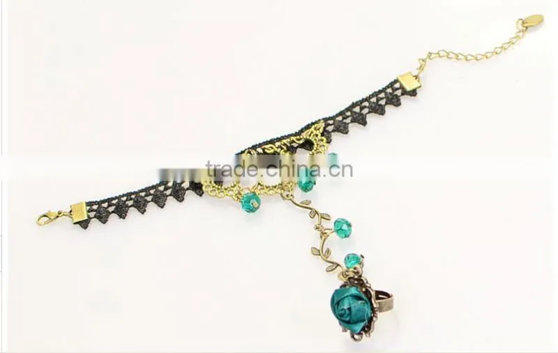 Hot sale South Korean jewelry antique lace diamond jewelry sets wholesale