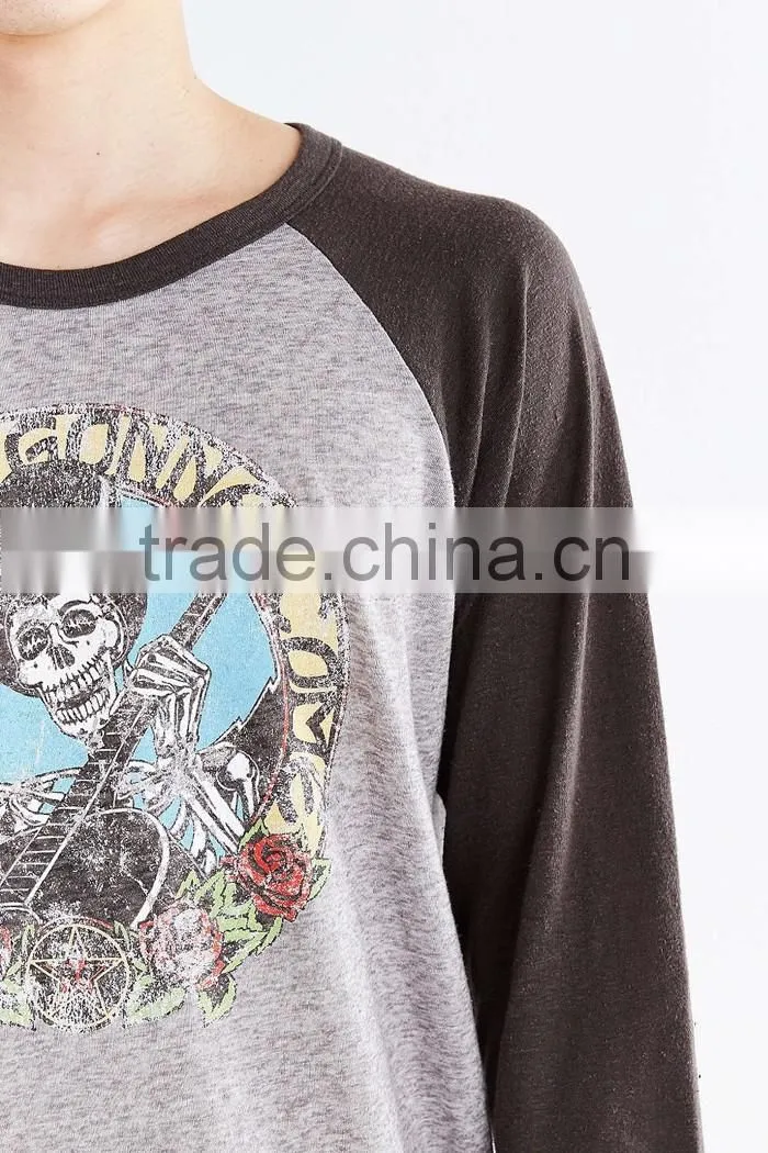 Mens 3/4 sleeve raglan t shirt from streetwear label