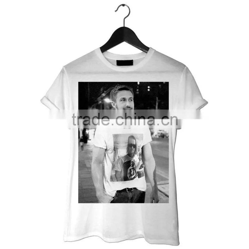 white couple t shirt sublimation pritning lovers t shirt wholesale in china