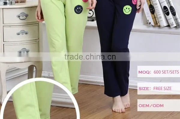 Wholesale cotton pajamas printing design for women