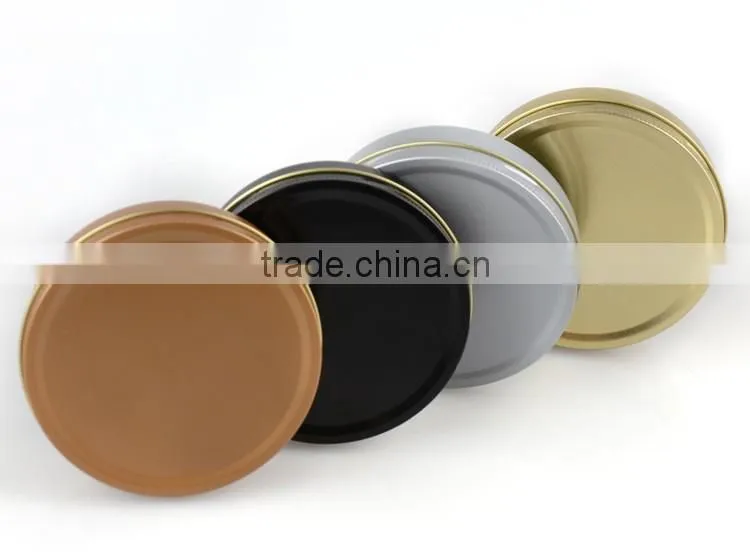 R18340H 80ml Round Tin can screw top sealed snack food gifts tin