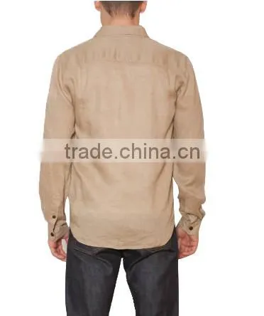 men's 100% linen shirt