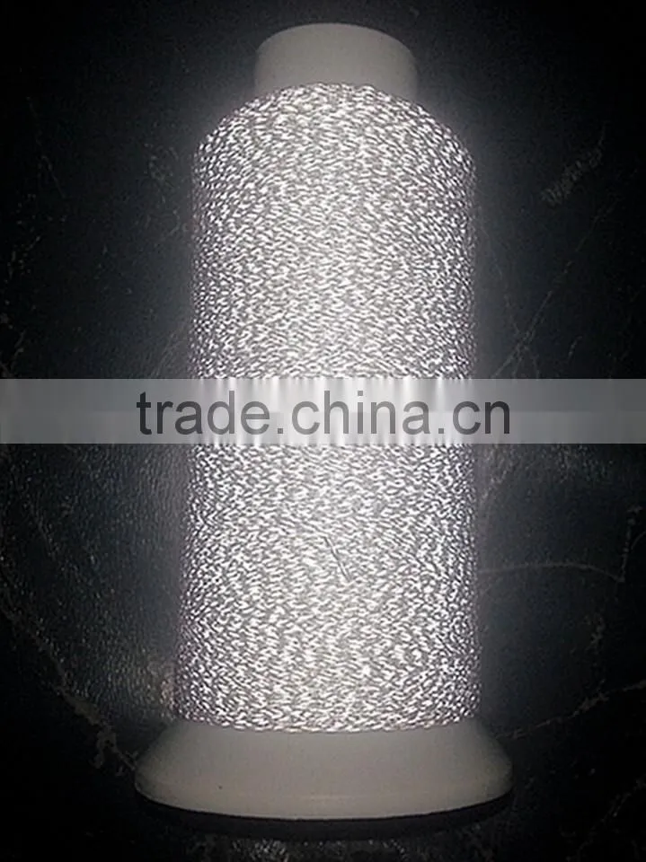 polyester reflective sewing thread