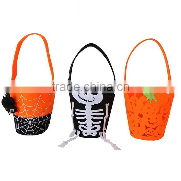 Wholesale Kids Halloween Canvas Candy Bucket