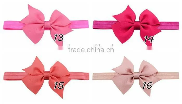 hair bow with elastic hair band