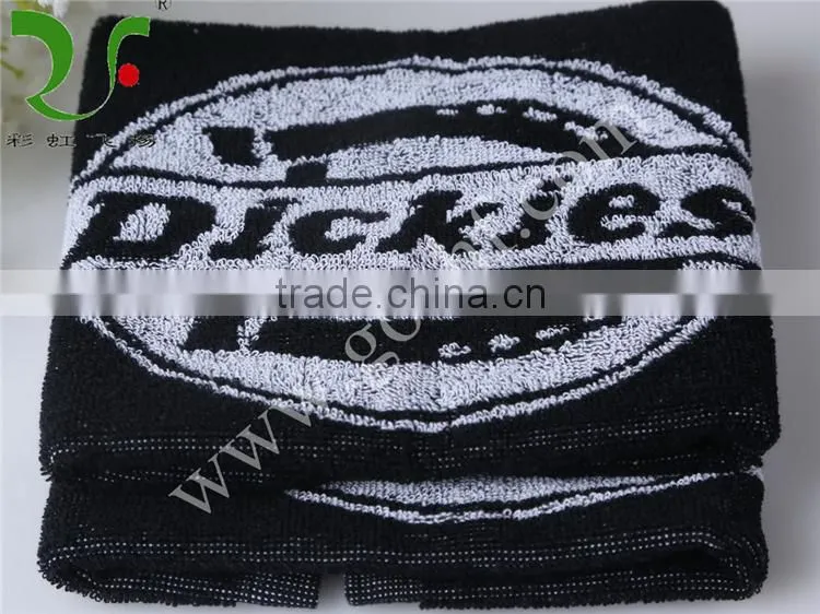 100% cotton yarn dyed jacquard gym towel sports towel fitness towel
