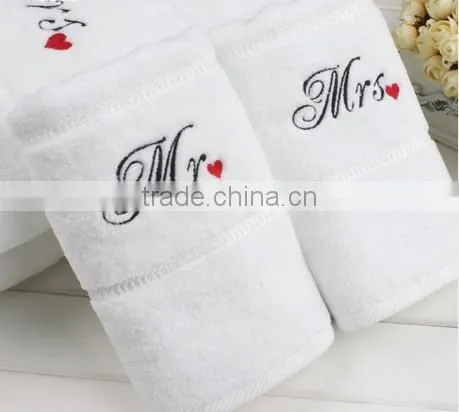 embridery finish face towel