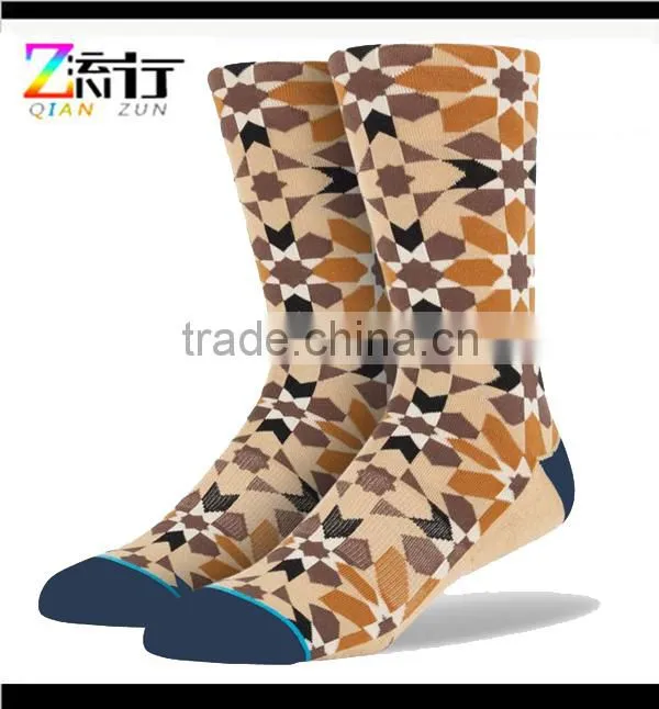 socks in china wholesale/printing custom socks/floral pattern socks