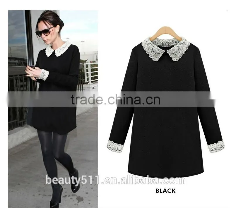 summer women dress organza black lady dress SD79