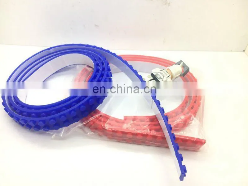 Hot Selling Adhesive Nimu Loops Silicone Legoes Toy Brick Tape, Building block rolling strap