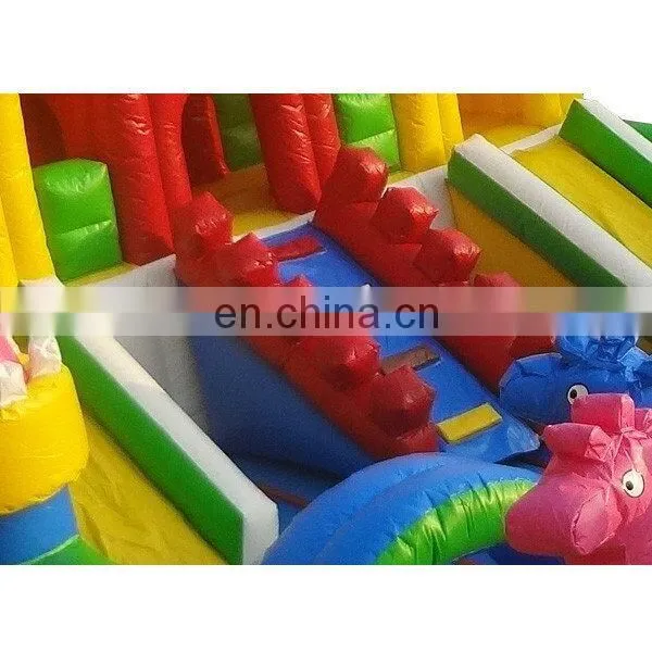 Attractive! 0.55 mm pvc amusement park inflatable playground for adult or kid hot sale