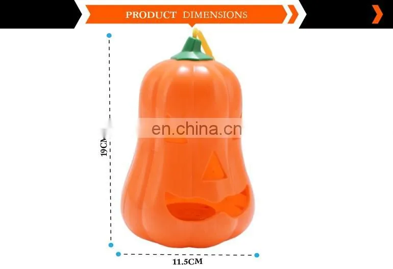 hot selling decorations led light pumpkin halloween toy form china suppliers