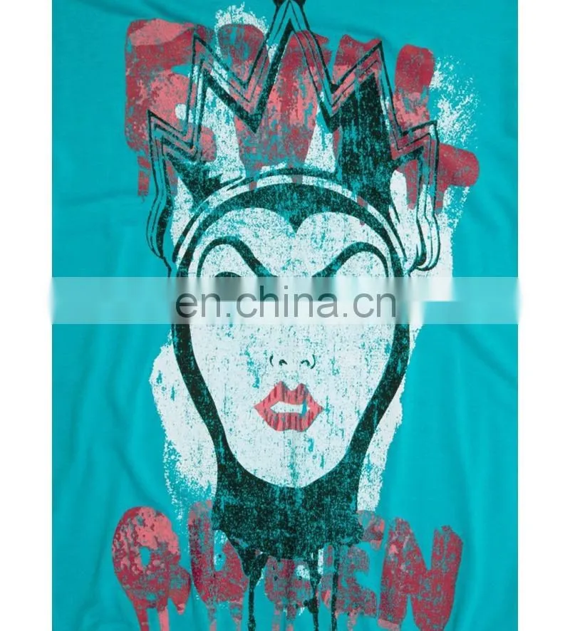 OEM Service Solid Peacock Blue Color India Manufacturer Design Short Sleeve Top Tees Women T-Shirt
