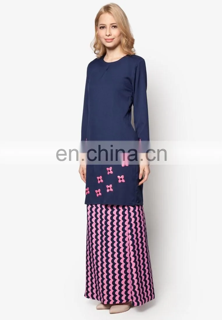 Latest design women baju kurung islamic clothing wholesale