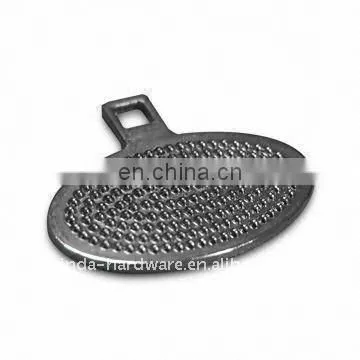 Oval zipper puller