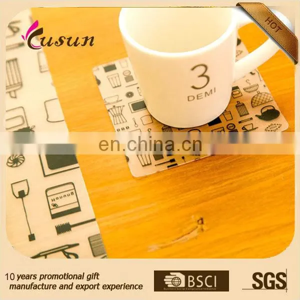 2016 hot sale printing decorate plastic pp pvc kitchen mat