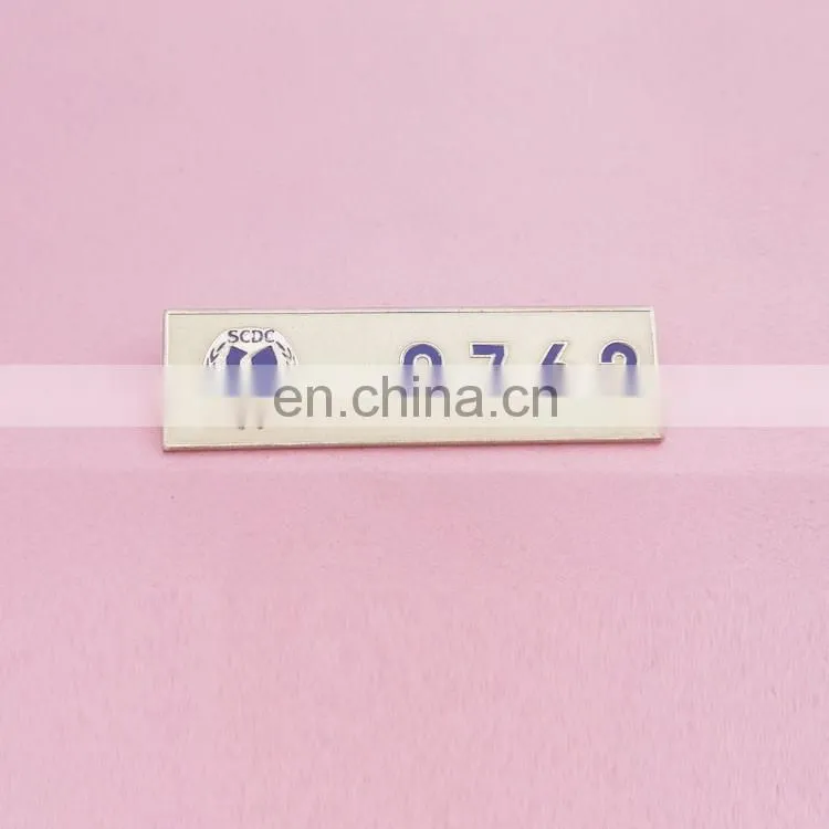 custom metal name badges, amuminum badges, name plate