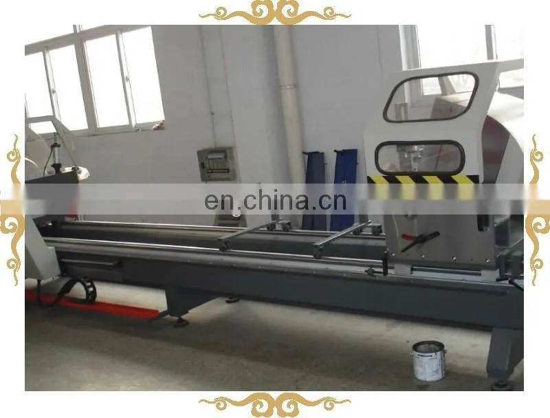 Aluminum window cutting saw machine, double head cutting saw machine