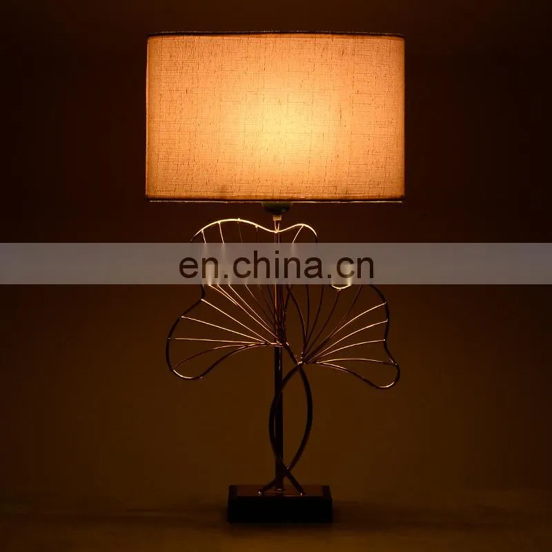 modern style new design home decoration metal table lamp for hotel