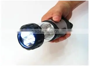 5+12led crank dynamo rechargeable emergency light