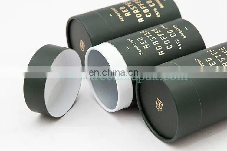 Round Can Luxury Cardboard Box for Coffee Bottle Package