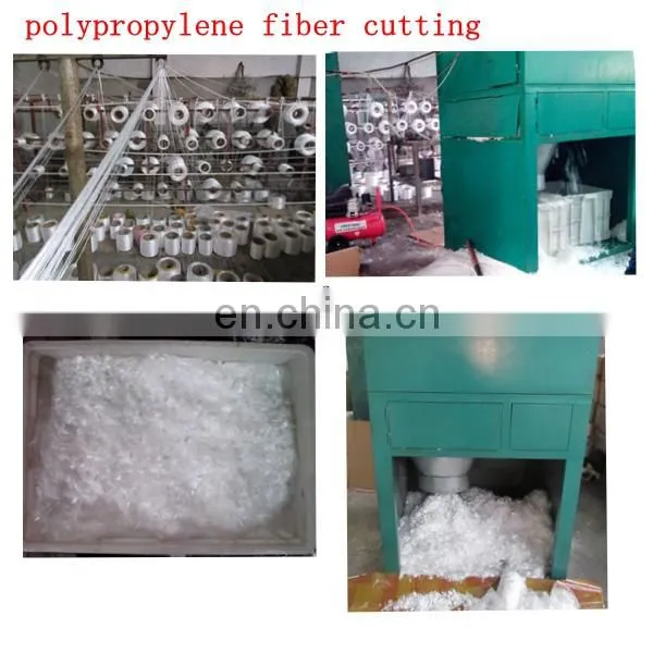100% PP Material and Cement and Concrete Use 9 mm Fiber