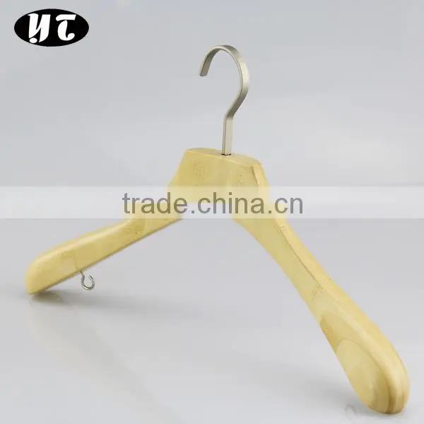 HA1880 luxury bamboo hanger natural bamboo coat hanger