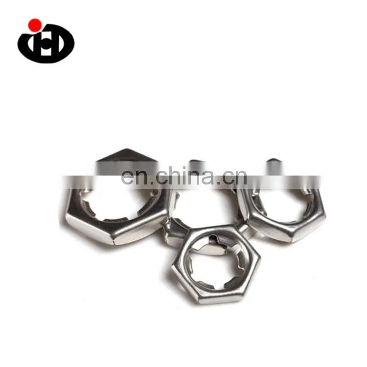 High Quality JINGHONG Plain Hex Counter Nut Stainless Steel Self Locking Nut