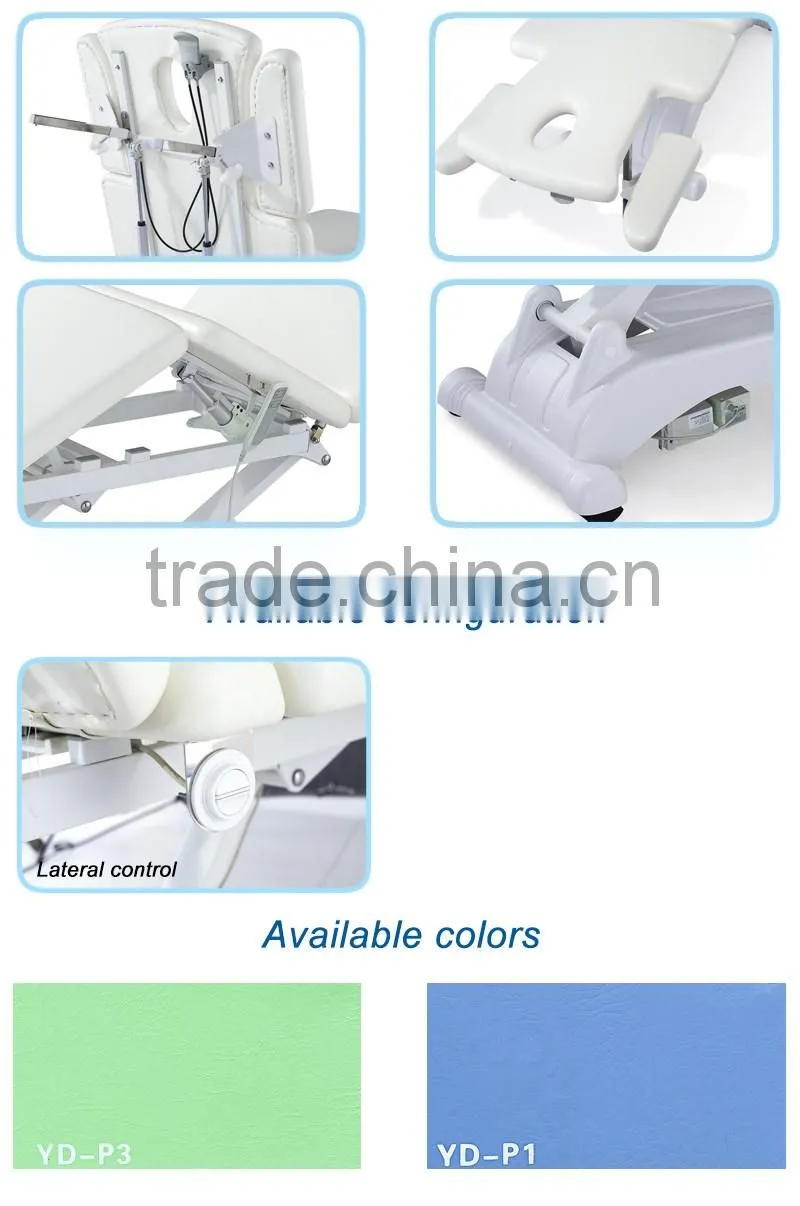 electric massage bed with pillow