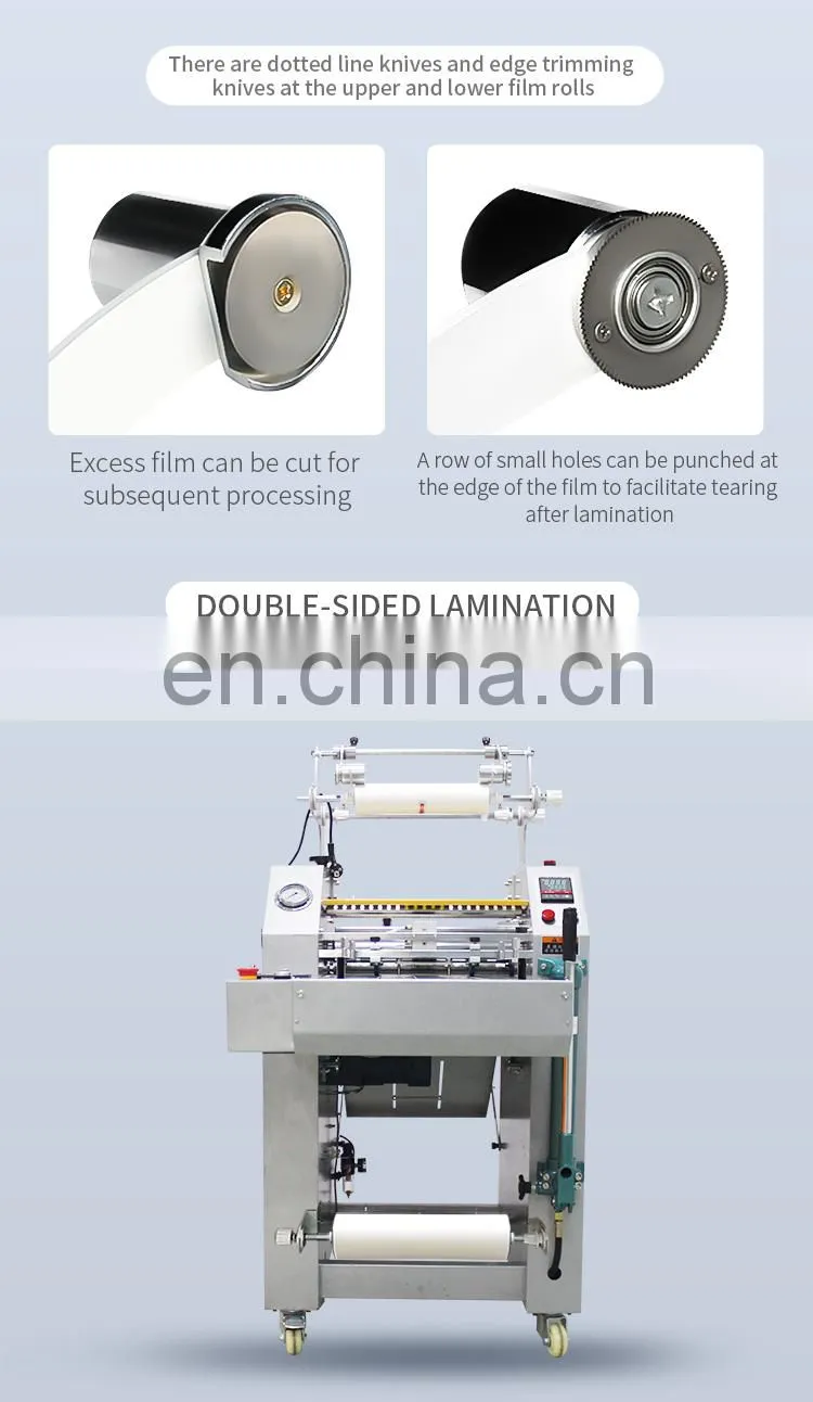 Hot Sale 390Mm Hydraulic Automatic Thermal Roll Laminator Lamination Laminating Machine